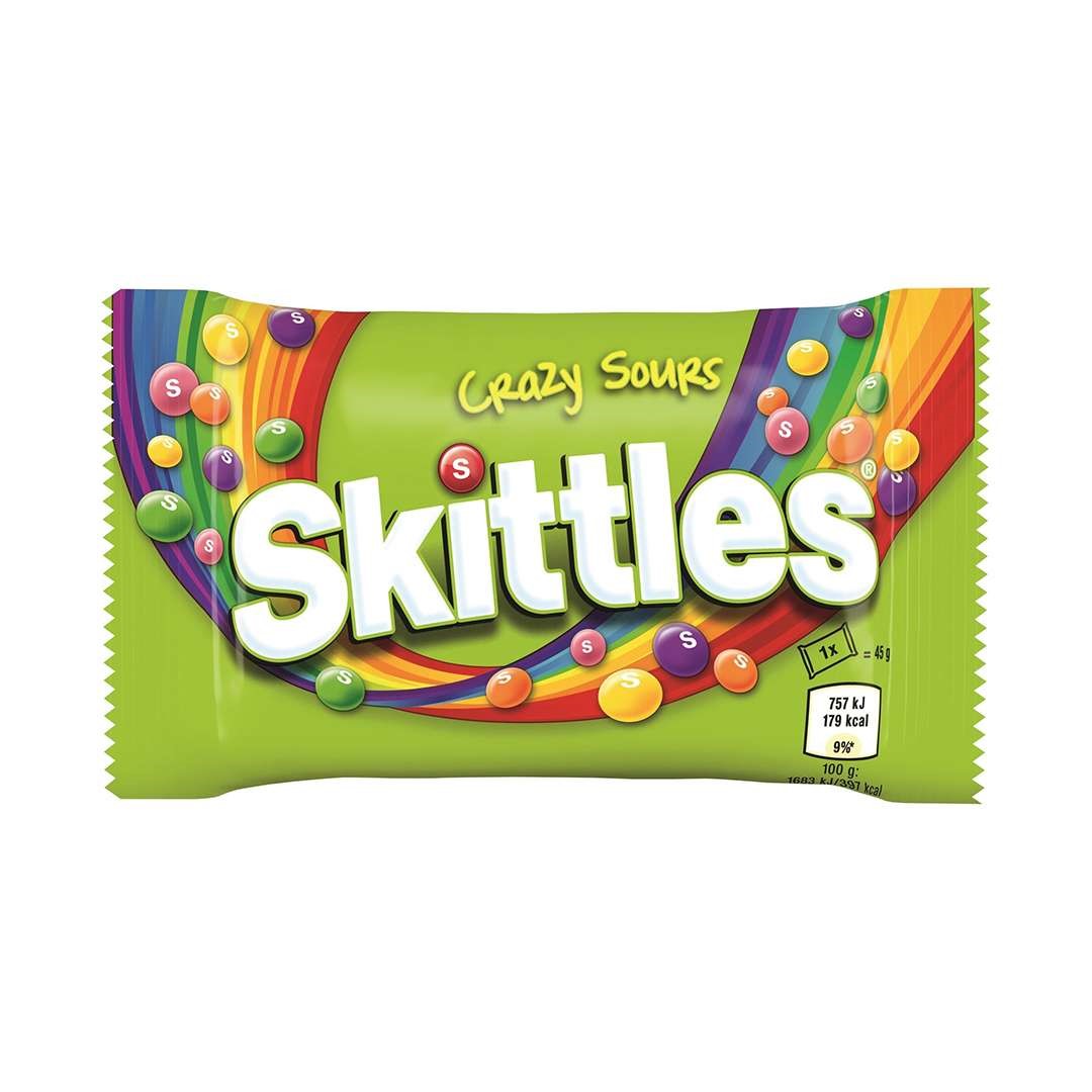 دراژه اسکیتلز با طعم ترش 38 گرم Skittles