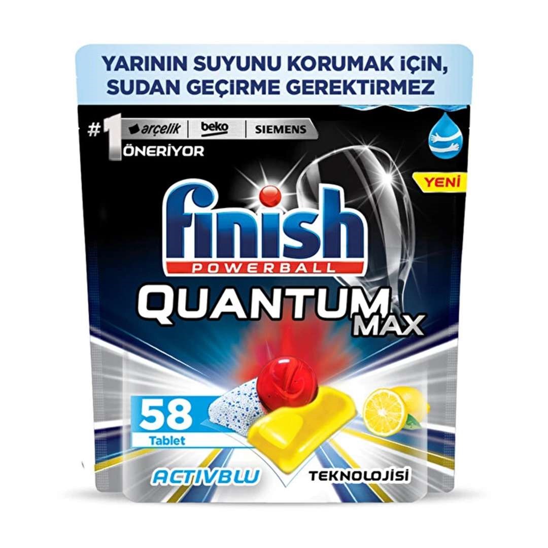 قرص ماشین ظرفشویی فینیش مدل کوانتوم مکس بسته 58 عددی Finish