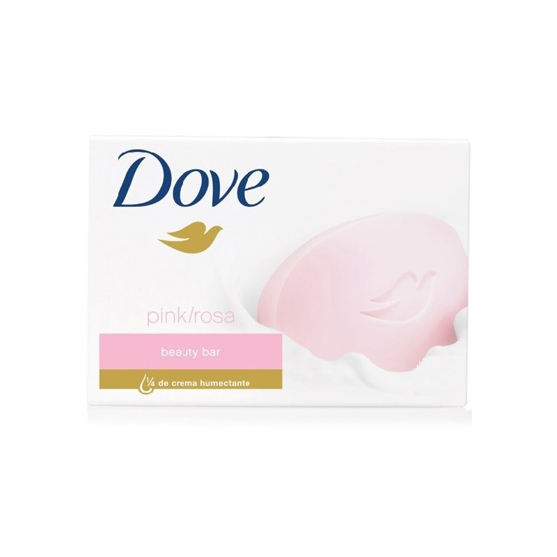 صابون داو صورتی با رایحه گل رز وزن 100گرم  Dove Pink