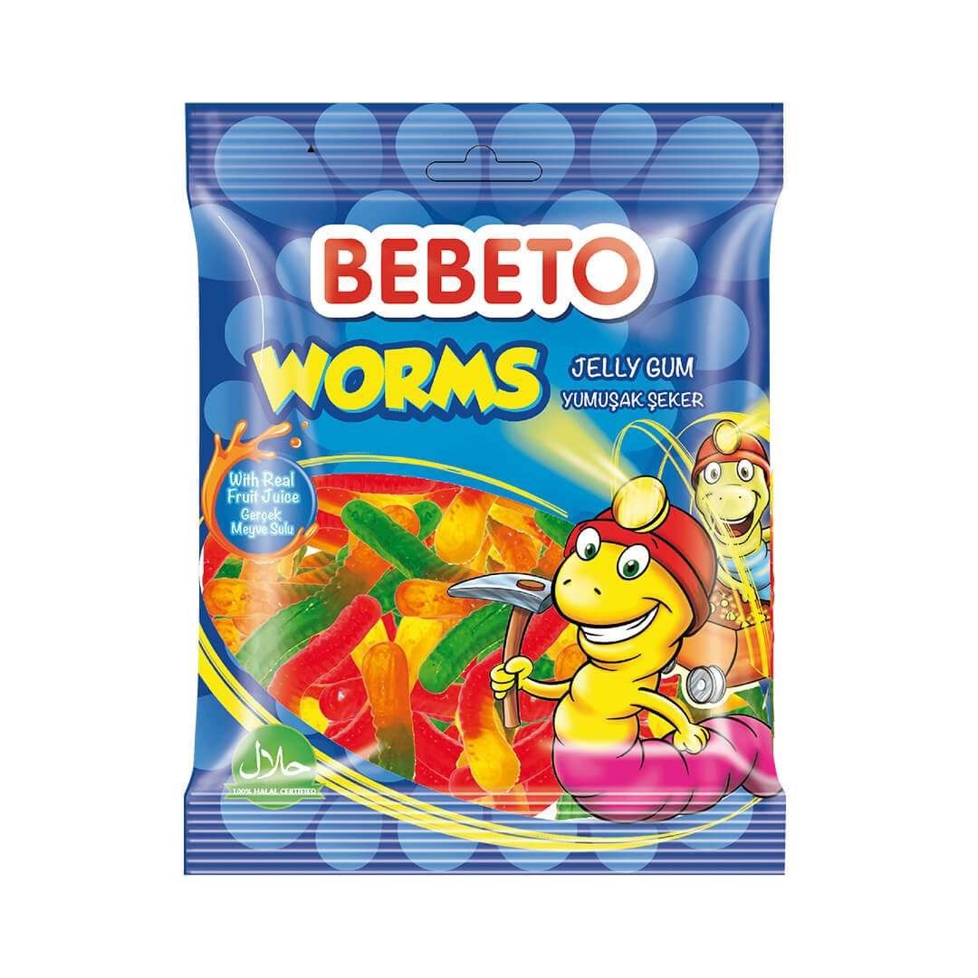 پاستیل ببتو مدل مار میوه ای 80 گرم Bebeto