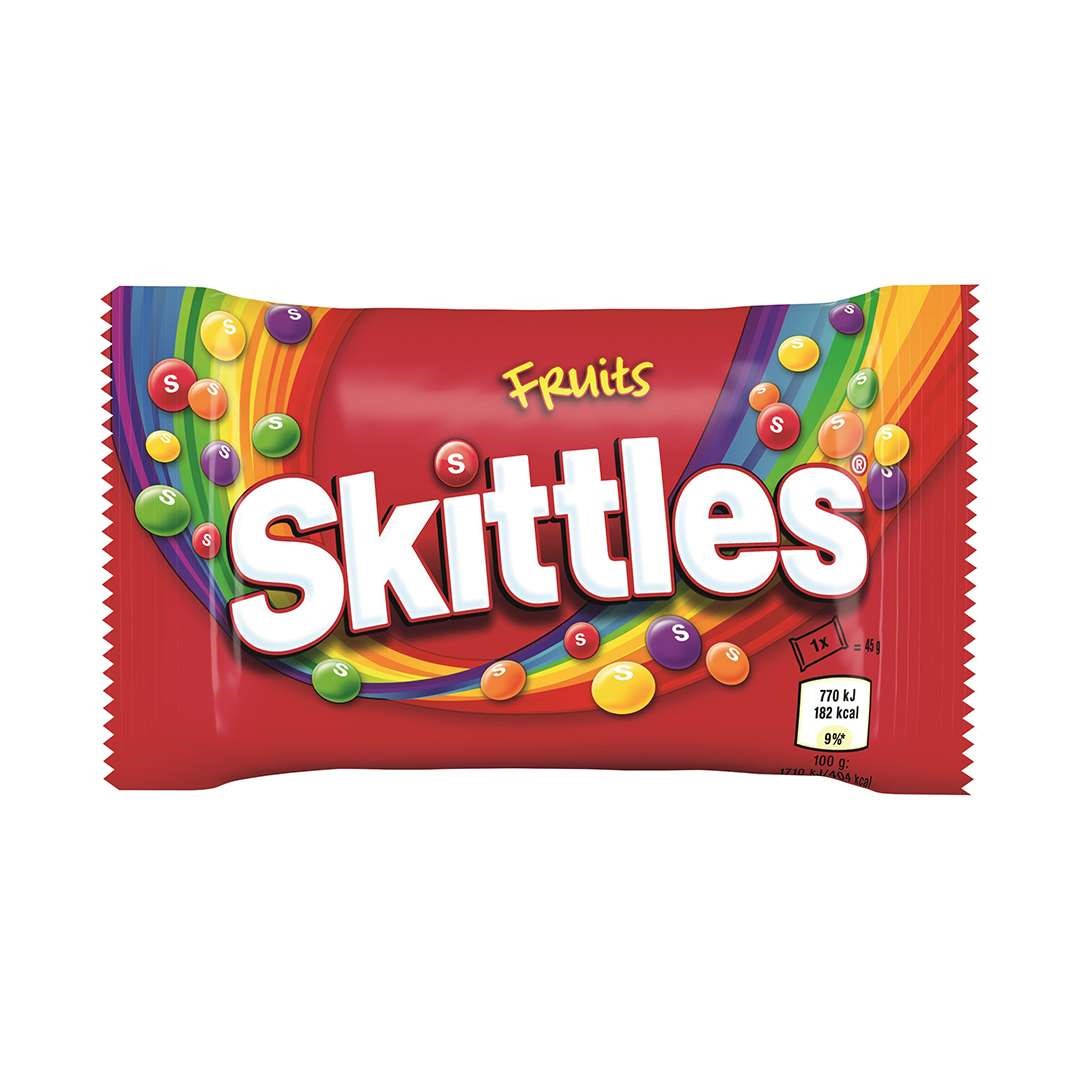 دراژه اسکیتلز با طعم میوه ای 38 گرم Skittles