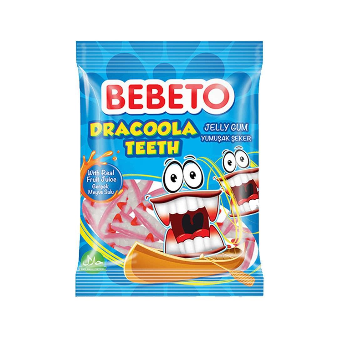 پاستیل ببتو مدل دندان 80 گرم Bebeto