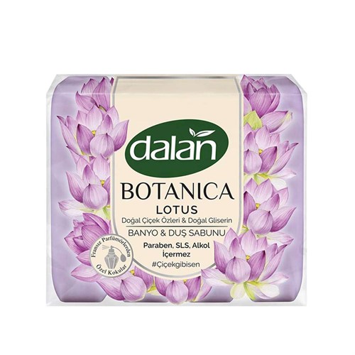 صابون گیاهی با رایحه نیلوفر آبی حاوی گلیسیرین بسته 4 عددی دالان