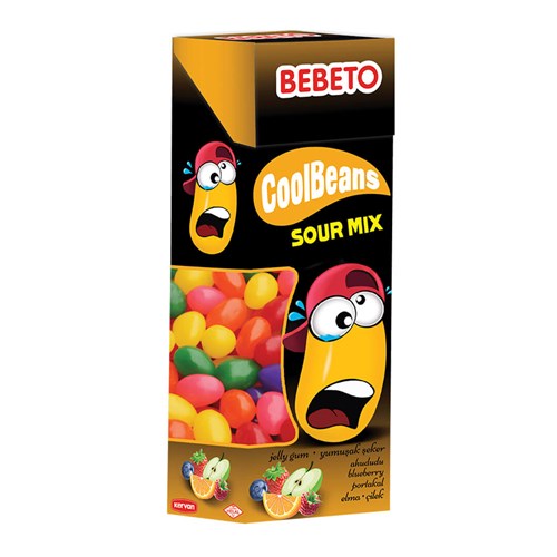 پاستیل میوه های ترش جیلی بیلی ببتو Bebeto Sour Mix