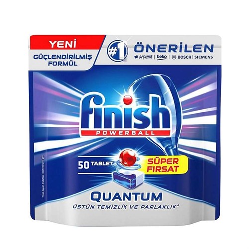 قرص ماشین ظرفشویی فینیش مدل کوانتوم بسته 50 عددی Finish