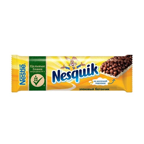شکلات بار شکلاتی غلات نسکوئیک 25 گرم Nesquik