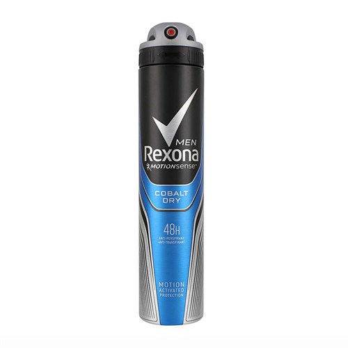 اسپری رکسونا مردانه مدل Rexona Cobalt Dry حجم 200 میل