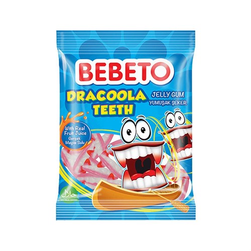 پاستیل ببتو مدل دندان 80 گرم Bebeto