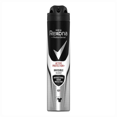 اسپری رکسونا پروتکشن اکتیو Rexona Protection Active Invisible حجم ۲۰۰ میل