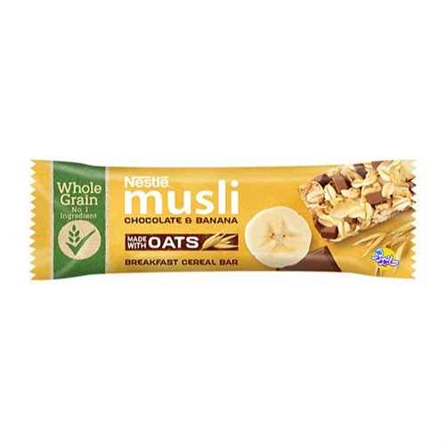 غلات بار شکلات و موز 35 گرم موسلی نستله Nestle Musli