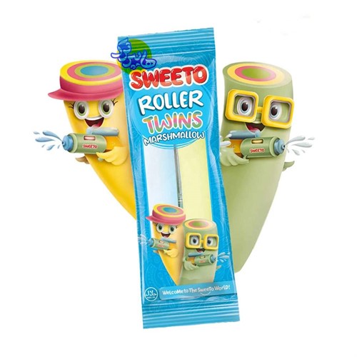 مارشمالو سوییتو مدل رولر تویست 23 گرم Sweeto