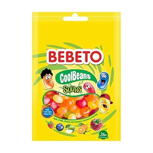 پاستیل جیلی بیلی میوه های ترش ببتو 60 گرم Bebeto Sour Mix