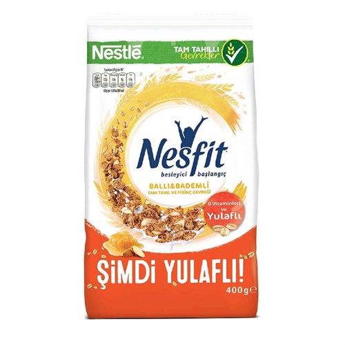 کورن فلکس رژیمی نسفیت با طعم عسل و بادام نستله 400 گرم Nestle Nesfit