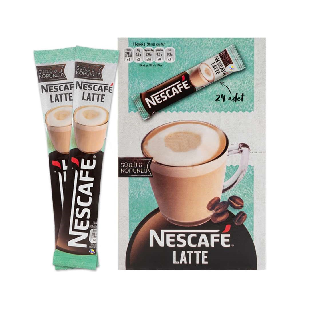 نسکافه لاته شیری کفدار بسته 24 تایی Nescafe