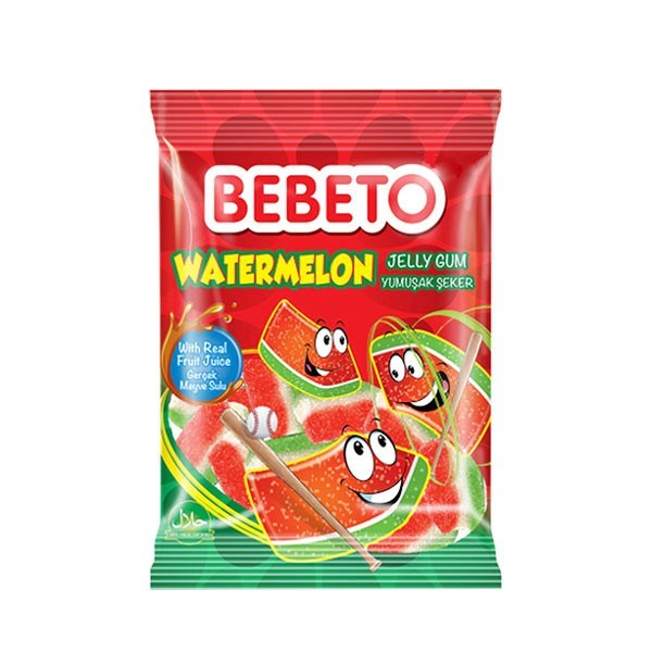 پاستیل شکری ببتو هندوانه 80 گرم Bebeto