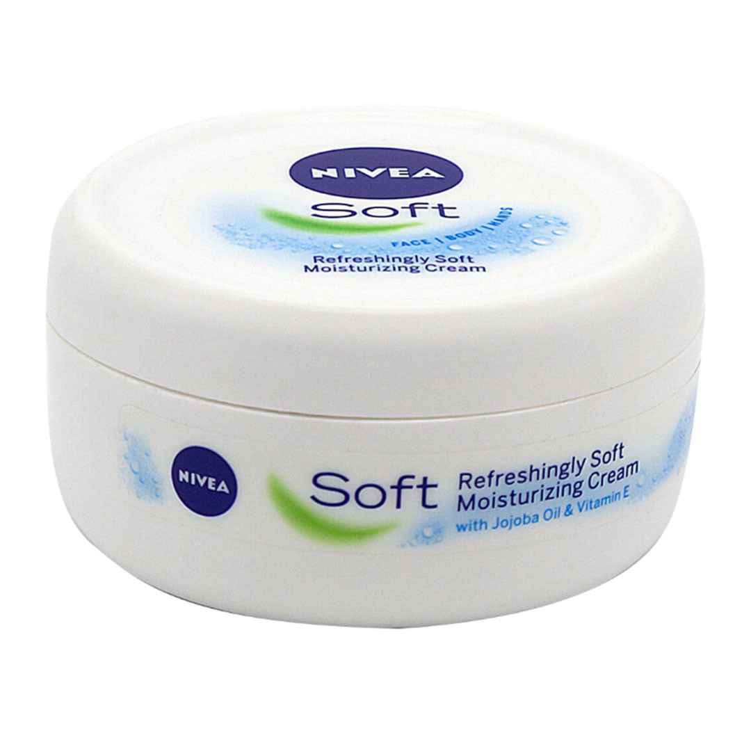 کرم نرم کننده و مرطوب کننده نیوآ مدل سافت Nivea Soft حجم 300 میلی لیتر